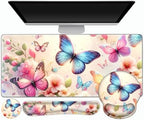 Gaming Mouse Pad, Large Desk Mat, 4in1 XXL Mousepad Cute Desk Pad Protector by ToLuLu