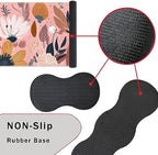 Keyboard Wrist Rest and Mouse Pad with Wrist Support Set Ergonomic Coaster,Memory Foam,Easy Typing Pain Relief,Large XL Desk Mat 31.5"x 11.8",Pink Floral - Image 3