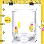 SiliFine 2 PCS Pencil Icon Juice Glasses - Image 2