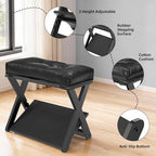 Adjustable Foot Rest Under Desk at Work, Wooden Footrest - Image 5