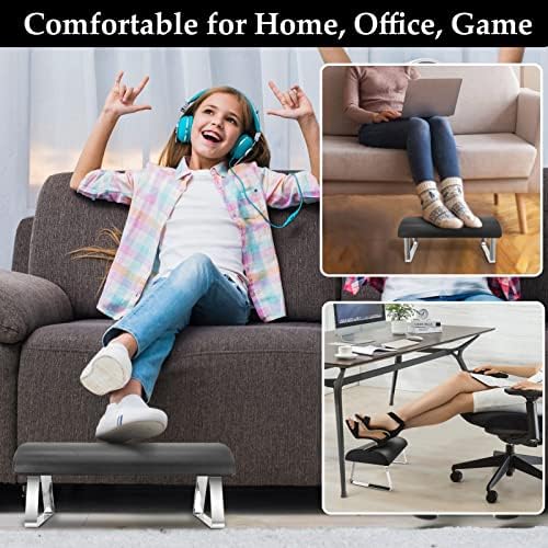 Waterproof Footrest, Upgraded High Elasticity Foot Rest Under Desk Footrest, Ergonomic Foot Rest for Under Desk at Work, Highly Supportive, No Deformation, Black - Image 4