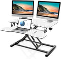 FITUEYES Height Adjustable Standing Desk 32” Wide Sit to Stand Converter by FITUEYES