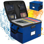 DEEGO File Box with Lock, Fireproof Document Box for Important Document - Image 2