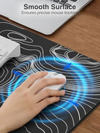 Magnetic Wireless Charging Mouse Pad, 31.5"x15.8" Large Desk Mat - Image 5
