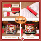3D Calendar 2027,Time Piece Calendar 2027,3D Memo Pad,Tear Away Calendars,Santa Claus Sculpture Desk Calendars,3D Art Notepad Calendars,Christmas Gift,New Year Gift (Santa Claus) - Image 5