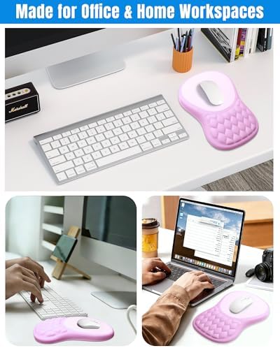 Ergonomic Mouse Pad with Sloped Memory Foam Wrist Rest - Image 6