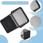 16 Pack Square Black Pen Holder, Metal Mesh Pencil Cups Bulk Pencil Holder Organizer Mesh Pen Holder for Desk Office Supplies School Classroom Desktop Accessories Makeup Brush - Image 4
