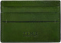 Time Resistance Credit Card Case - Leather Business Card Holder - Italian Handmade Card Organizer by %E2%80%8E