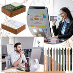 Eaasty 10 Sets Christian Sticky Note Holders with Notes and Ballpoint Pens - Image 5