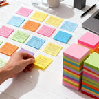 120 Pads Sticky Notes 3x3, Bright Colors Self-Stick Pads Bulk, Super Sticky Notes, School Supplies, Office Products, 50 Sheet/Pad - Image 6