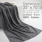 American Soft Linen 100% Cotton Luxury Turkish Towels, 2PC 35x70 Bath Sheet - Image 2