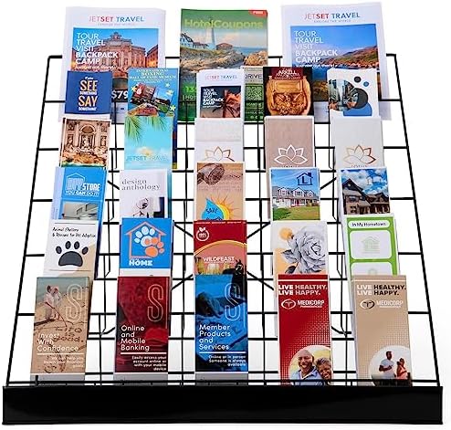 Displays2go 6-Tier Wire Tabletop Display Rack - Image 4