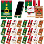 Novabright 24 Pcs Halloween Christmas Teacher Gift Phone Stands, Christmas by Unknown