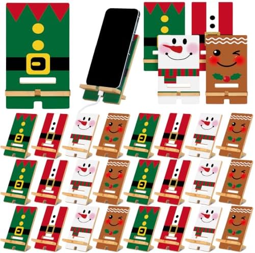 Novabright 24 Pcs Halloween Christmas Teacher Gift Phone Stands, Christmas by Unknown
