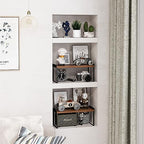 Mitus Stacking Wood Shelf Organizer, Counter Cabinet Storage Rack, 16 inch - Image 5