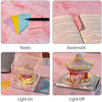 Time Piece Calendar, 2027 Desk Calendar with LED Light, 3D Tear-Away Paper Carving Art Memo Pad Notepad Gift for Christmas Housewarming Desktop Decoration(with Calendar & Light) - Image 5