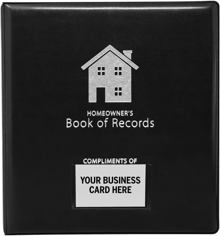 Homeowner's Book of Records Binder, Organize Household Receipts and Home Repair Record Keeping (Navy - 2 Pack) - Image 4