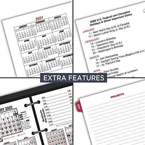 AT-A-GLANCE 2022 Daily Desk Calendar Refill by AT-A-GLANCE, 4-1/2" x 7-1/2", Loose-Leaf (E71250) - Image 4