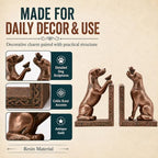 Dog Decorative Bookend for Shelves - Dog Book Ends - Image 3