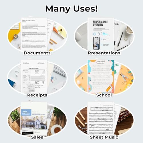 Dunwell Clear Folders for Documents, Plastic 8.5x11 File Sleeves, 36 Pack - Image 6
