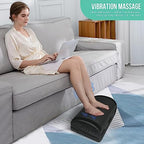Snailax Heated Foot Rest Under Desk, Ergonomic Footrest with Vibration - Image 5