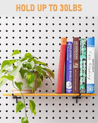 INCLY 120 Pack 2/4/6 Inch Black Pegboard Hooks, 1/4" Heavy Duty - Image 6
