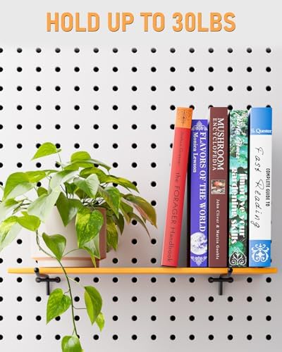INCLY 60 Pack 6 Inch Black Pegboard Hooks, 1/4" Heavy Duty - Image 6