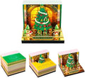 3D Calendar 2027, Tear-Away Desk Calendar, Paper Art Memo Pad, LED Light (Christmas B) by Unknown