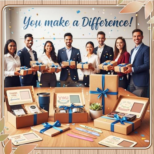 Kosiz 10 Set Wooden Sticky Note Holder Kit, Thank You, Morandi - Image 5