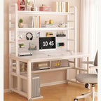 Pegboard Wall Organizer Panels.Modern Industrial Computer Desk with Storage Shelves & Pegboard - Stylish Home Office Workstation for Study, Writing, and Productivity，（White，47in） by Unknown