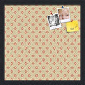 PinPix 16x16 inch Cork Bulletin Board. This Decorative Framed Pin Board Comes with Diamonds in Red and Yellow Design and Satin Black. Ideal for Home, Office Decor or School (PinPix-333) by PinPixBulletinBoards