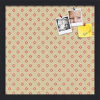 PinPix 16x16 inch Cork Bulletin Board. This Decorative Framed Pin Board Comes with Diamonds in Red and Yellow Design and Satin Black. Ideal for Home, Office Decor or School (PinPix-333) by PinPixBulletinBoards