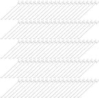 Shimeyao 200 Pcs Peg Board Hooks Stainless Steel Pegs,10 Inch,Silver by Shimeyao