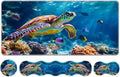 Keyboard Wrist Rest Set,Memory Foam Wrist Support Mouse Pad,31.5"x11.8" Desk Mat for Comfortable Typing & Pain Relief,Non-Slip Base for Office & Home Use - Cute Turtle by Unknown