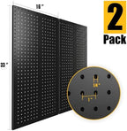 Metal Peg board Panels, Black Pegboard Organizer, 16 * 33 * 2 Pcs - Image 3