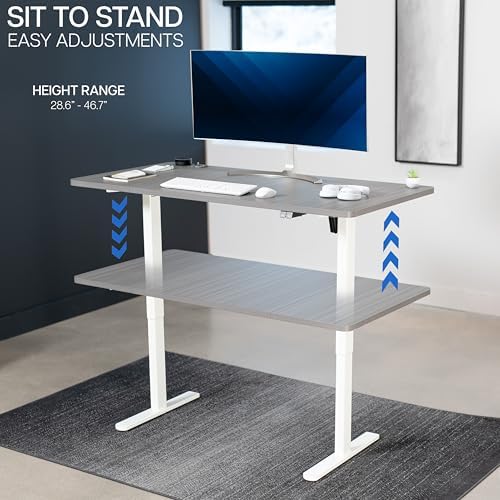 VIVO Dark Gray 60 x 30 in Standing Desk, DESK-KIT-0W6G - Image 6
