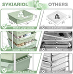 SYKIARIOL Rolling Cart with 6 Drawers,Art Craft Organizer and Storage,Green - Image 2