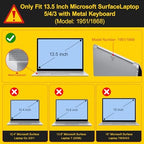 Case for Surface Laptop 5/4/3 13.5", Pink & White Stripes - Image 2