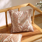 ISAENNE Vintage Linen Throw Pillow Cover,Set of 2,18"x18"-Chauffrey A - Image 2