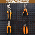 Shimeyao 200 Pcs Peg Board Hooks Stainless Steel Pegs,10 Inch,Silver - Image 5