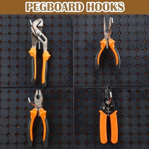 Shimeyao 200 Pcs Peg Board Hooks Stainless Steel Pegs,10 Inch,Silver - Image 5