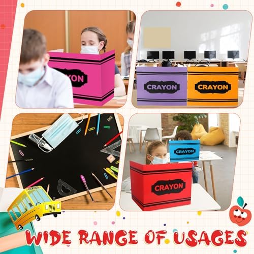 Sherr 30 Pcs Privacy Folders for Students Desk,Glitter Style,Glitter Color - Image 4