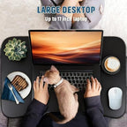 Fayquaze Laptop Desk, Portable Foldable Lap Bed Desk, Laptop Table Tray - Image 2