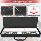 AKOZLIN 88-Key Portable Padded Keyboard Case,54"x6.7"x13" Soft Gig Bag - Image 3