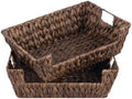 StorageWorks Pantry Baskets for Organizing, Storage Baskets, Water Hyacinth by StorageWorks