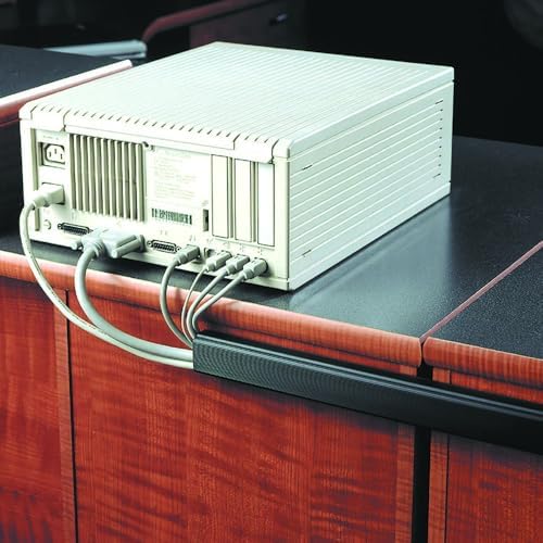 Electriduct 1" Locking Channel Raceway Cord Concealer and Wire Hider Cable Manager - 46 Inch - Beige - 3 Pack - Image 4
