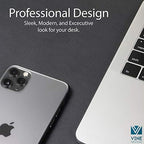Vine Creations Leather Desk Mat Large 44" x 22", Desk Protector Mat, PU Leather Desk Pad, Large Mouse Pad, Desk Blotter, Desk Pads on Top of Desks, Desk Matt for Desktop, Office Desk Mat (Black) - Image 3