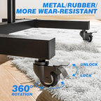 Rfiver Mobile TV Cart Rolling TV Stand for 32-83 Inch Screens up to 110lbs - Image 6