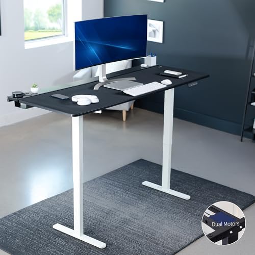 VIVO Black 71 x 30 in Standing Desk, DESK-KIT-E2W-P3B-71 - Image 2