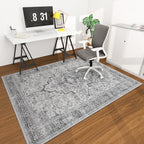 chakme Office Chair Mat for Hardwood Floor, 72"x48" Easy Glide Computer Desk Mat Protector for Rolling Chair Under Desk Rug Nonslip Backing, Machine Wash, (Boho) by CHAKME